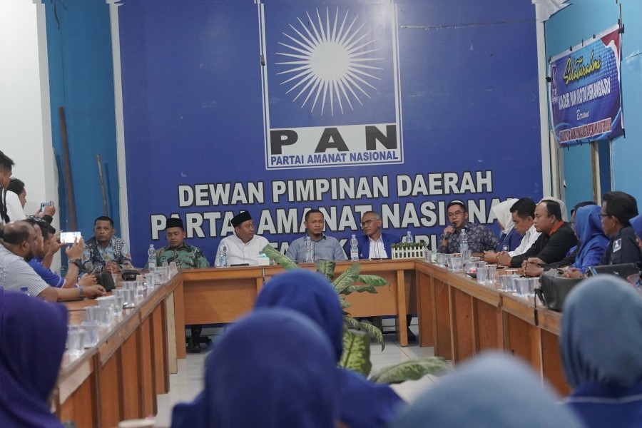 Masa Transisi, Pasangan AMAn Silaturahmi ke DPD PAN Pekanbaru