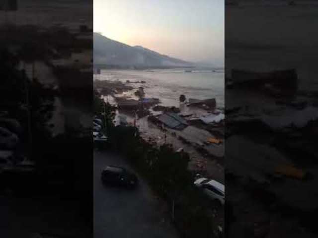 Akibat Tsunami, Banyak Korban Jiwa di Pantai Talise Palu