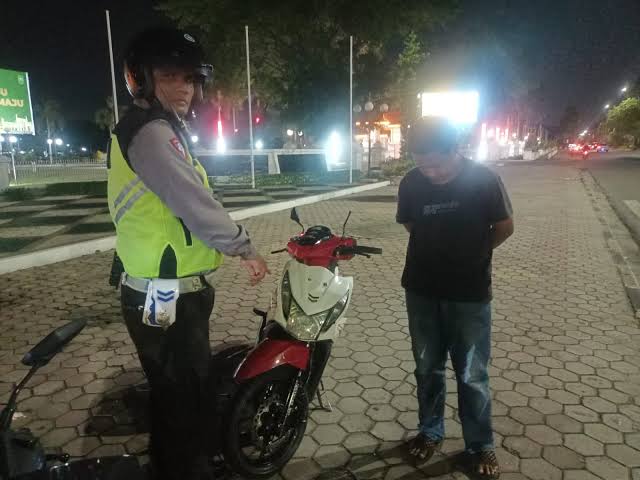 Satlantas Polresta Pekanbaru Gencarkan Razia Balap Liar Jelang Ramadan