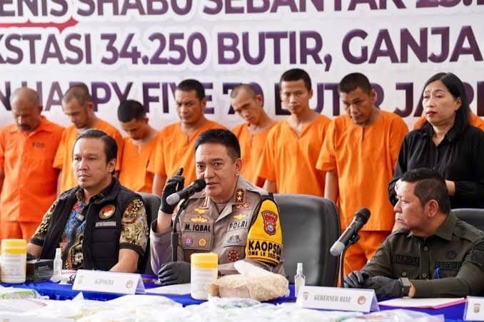 Selama Januari-Oktober, Polda Riau Tangkap 3.220 Tersangka Narkoba dan Sita Miliaran Rupiah Aset