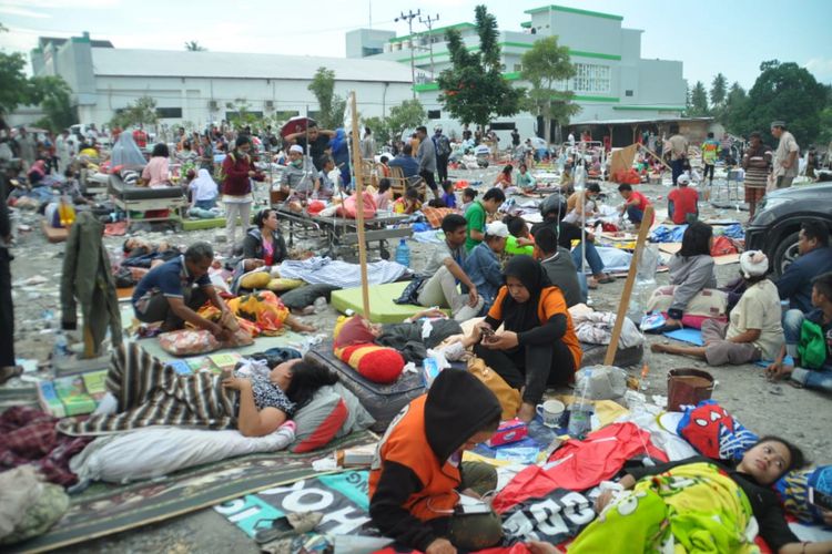 Malam ini, Korban Tewas Gempa dan Tsunami Palu 405 orang