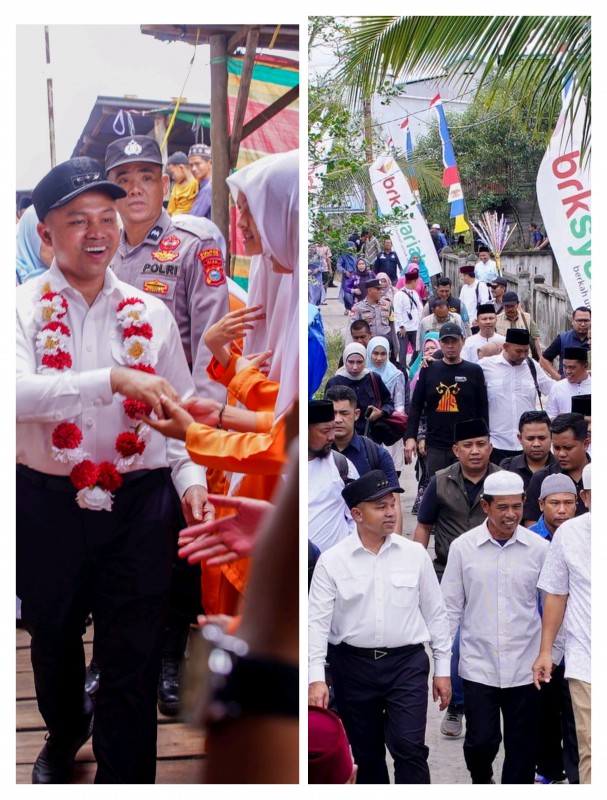 Balek Kampung, Gubernur Riau Abdul Wahid di sambut Haru Masyarakat Simbar