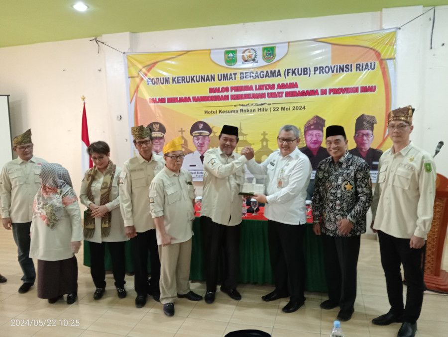 Jaga Harmonisasi Umat Beragama, FKUB Riau Gelar Dialog Lintas Agama di Rohil