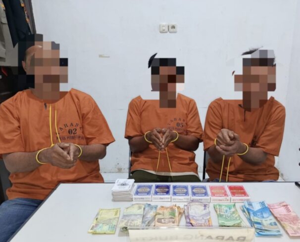 Gegara Main Judi Joker Karo, Tiga Warga Perhentian Raja Masuk Bui