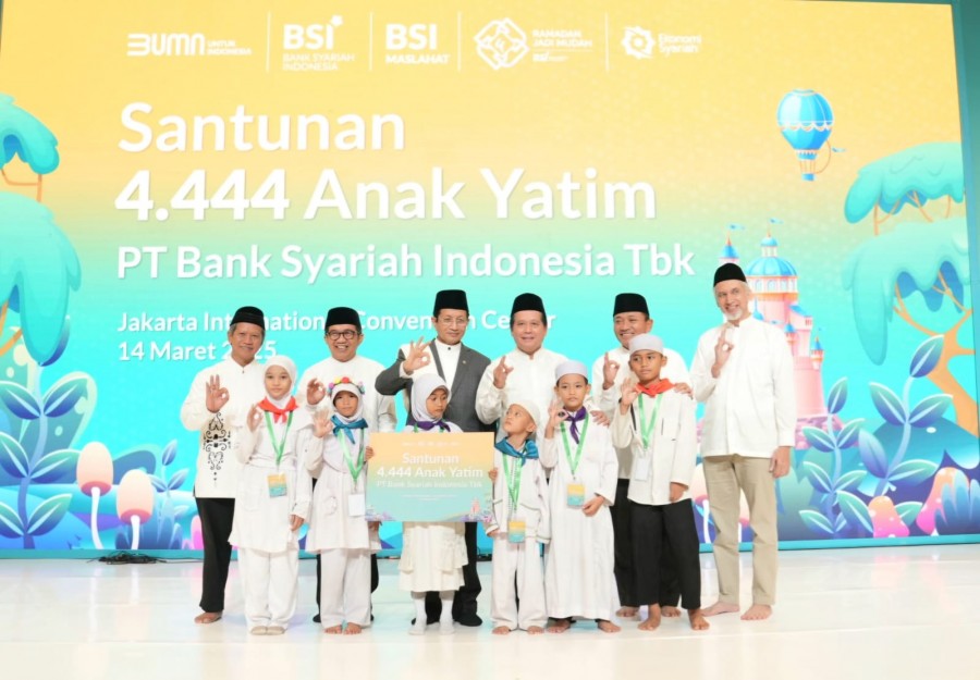 Kinerja Melesat, BSI Syukuri dengan Santunan Untuk 4.444 Anak Yatim