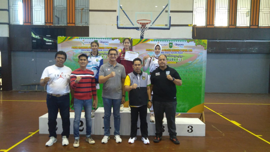 Tim Bola Basket Kota Bertuah Juara Umum POPDA XVI Riau 2024