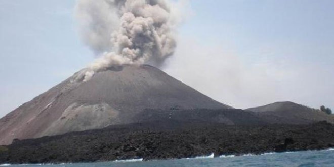 Status Waspada, Gunung Anak Krakatau Mengeluarkan 29 kali Letusan